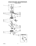 SECTION Diagram and Parts List for 6KCDI250V0  KitchenAid Food Waste Disposer