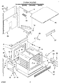 Part Location Diagram of 3150351 Whirlpool VENT-OVEN
