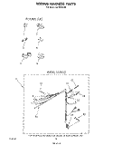 WIRING HARNESS Diagram and Parts List for LA7000XSW0  Whirlpool Washer