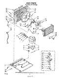 SECTION Diagram and Parts List for AC1052XM0  Whirlpool Air Conditioner