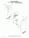 AIR FLOW PARTS Diagram and Parts List for GSS30C7EYY00  Whirlpool Refrigerator