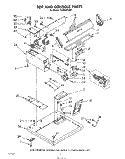 TOP AND CONSOLE Diagram and Parts List for CE2950XSW0  Whirlpool Dryer