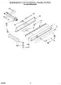REFRIGERATOR CONTROL PANEL Diagram and Parts List for KSSS42QDX02  KitchenAid Refrigerator