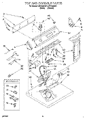 Part Location Diagram of 3396236 Whirlpool SWITCH-CYC