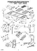 Part Location Diagram of W10110594 Whirlpool SEAL-FOAM