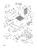 UNIT Diagram and Parts List for 4YED20TKFN05  Whirlpool Refrigerator