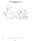 OVEN CONTROL PANEL , LIT/OPTIONAL Diagram and Parts List for KEMI371TBL0  KitchenAid Microwave Oven Combo