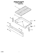 BROILER PARTS Diagram and Parts List for IGS325RQ1  Inglis Range