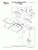 Part Location Diagram of W10285812 Whirlpool PANEL-REAR