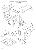 Part Location Diagram of 1184599 Whirlpool PANEL-CNTL