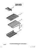 SHELF Diagram and Parts List for TT14EKRXW00  Estate Refrigerator