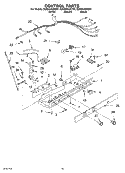 CONTROL Diagram and Parts List for GD2SHAXKT01  Whirlpool Refrigerator