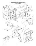 DISPENSER AND FRONT Diagram and Parts List for KSSS36DWX01  KitchenAid Refrigerator