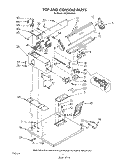 TOP AND CONSOLE Diagram and Parts List for CE2950XSW1  Whirlpool Dryer