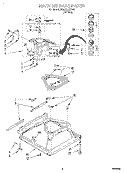 MACHINE BASE Diagram and Parts List for 3CA2781XSW1  Whirlpool Washer