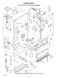 LINER , LIT/OPTIONAL Diagram and Parts List for KRFF15MTWH00  KitchenAid Freezer