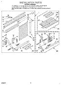 INSTALLATION Diagram and Parts List for X18004D00  Roper Air Conditioner