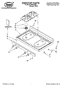 Part Location Diagram of WP98006102 Whirlpool Range Burner Knob