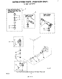 WATER SYSTEM (NON-SUDS ONLY) Diagram and Parts List for LA5710XPW1  Whirlpool Washer
