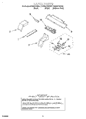 LATCH Diagram and Parts List for KEMS378GWH1  KitchenAid Microwave Oven Combo
