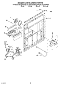 Part Location Diagram of 8269190 Whirlpool HARNS-WIRE