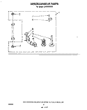 MISCELLANEOUS, LITERATURE AND OPTIONAL Diagram and Parts List for LA6900XKW2  Whirlpool Washer