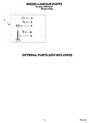 MISCELLANEOUS PARTS OPTIONAL PARTS (NOT INCLUDED) Diagram and Parts List for LBR5432LQ1  Whirlpool Washer