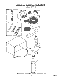 OPTIONAL PARTS (NOT INCLUDED) Diagram and Parts List for ACM052XX2  Whirlpool Air Conditioner