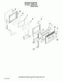 Part Location Diagram of W10306689 Whirlpool GASKT-DOOR