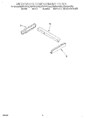 MICROWAVE COMPARTMENT Diagram and Parts List for KEMS307DBS6  KitchenAid Microwave Oven Combo