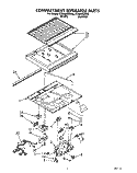COMPARTMENT SEPARATOR Diagram and Parts List for ET20NKXZN00  Whirlpool Refrigerator
