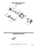 PUMP AND MOTOR, MISCELLANEOUS Diagram and Parts List for WU4500Y0  Roper Dishwasher