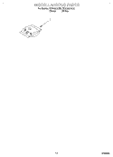 MISCELLANEOUS, OPTIONAL Diagram and Parts List for DU1000CGB2  Whirlpool Dishwasher