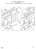 INSTALLATION Diagram and Parts List for X24004G0  Roper Air Conditioner