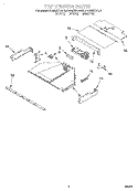 TOP VENTING, OPTIONAL Diagram and Parts List for KEBS207DBL2  KitchenAid Wall Oven