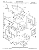OVEN PARTS Diagram and Parts List for KEMS378SWH05  KitchenAid Microwave Oven Combo