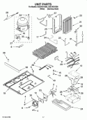UNIT PARTS Diagram and Parts List for ID3CHEXVQ00  Whirlpool Refrigerator