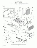 UNIT PARTS Diagram and Parts List for KSC23C8EYB00  KitchenAid Refrigerator
