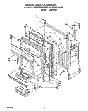Part Location Diagram of 1115136 Whirlpool RETAINER, GASKET SIDE (2)