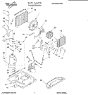 UNIT, LITERATURE Diagram and Parts List for ACQ082XA0  Whirlpool Air Conditioner