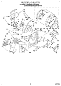 SECTION Diagram and Parts List for LEV7848DZ0  Whirlpool Dryer