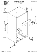 Part Location Diagram of 4390593 Whirlpool Owner`s Manual