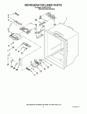 REFRIGERATOR LINER PARTS Diagram and Parts List for GX5SHTXVY02  Whirlpool Refrigerator