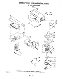 MAGNETRON AND AIR FLOW Diagram and Parts List for RM988PXKW0  Whirlpool Microwave Oven Combo