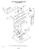 SECTION Diagram and Parts List for LE6090XSW1  Whirlpool Dryer