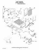 UNIT PARTS Diagram and Parts List for WSF26D2EXY02  Whirlpool Refrigerator