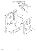 REAR CHASSIS, LIT/OPTIONAL Diagram and Parts List for KGST300FAL1  KitchenAid Range