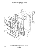 Part Location Diagram of LIT1127760 Whirlpool Service & Wiring Sheet