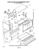 UPPER CHASSIS AND COMPONENT Diagram and Parts List for RM975PXLW2  Whirlpool Microwave Oven Combo