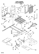 UNIT PARTS Diagram and Parts List for BRS70DBANA00  Whirlpool Refrigerator